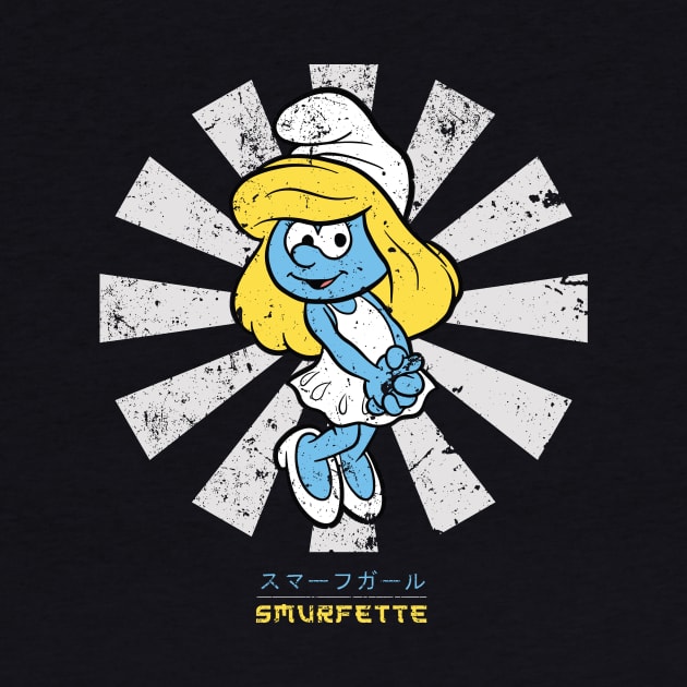 Smurfette Retro Japanese Smurfs by Nova5